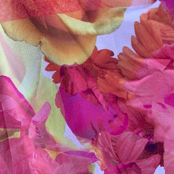 Alice + Olivia Silk Floral Low Back Dress - Picture 8 of 8